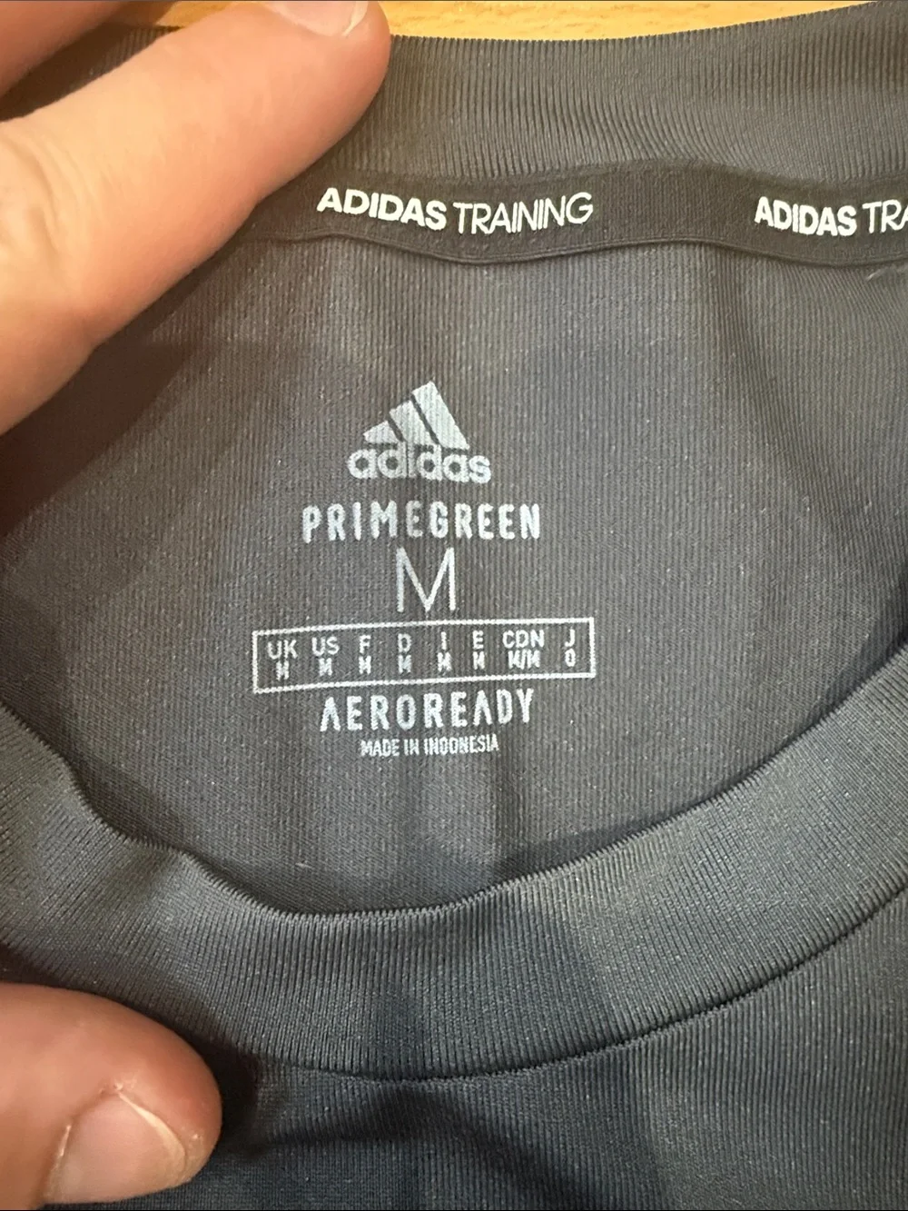 Dark Grey Adidas Training Tee